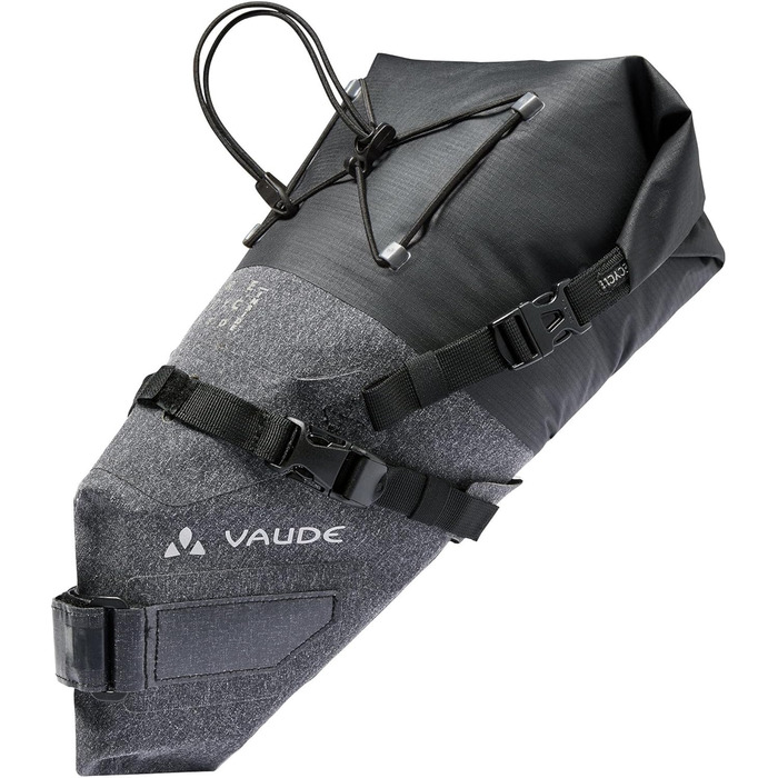 Водонепроникні велосумки wetterladen de Trailsaddle Compact + Trailfront Compact для байкпакінгу, яскраво-зелені/чорні