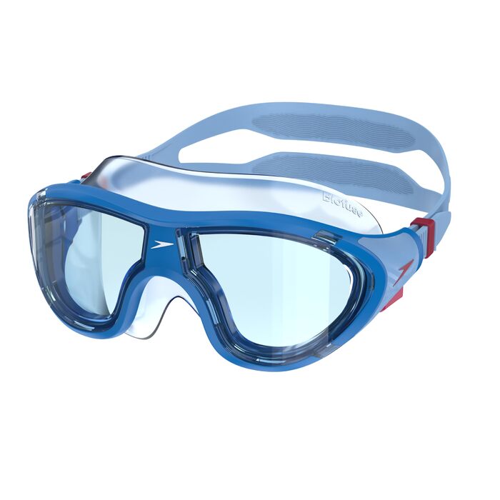 Маска для плавання Speedo Biofuse Junior (блакитна) - для дітей, відкрита вода, водонепроникна
