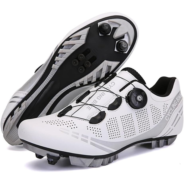 Жіночі MTB-взуття для катання, зручні велотуфлі для занять спортом в приміщенні, сумісні з SPD, білі