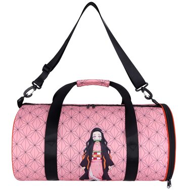 Спортивна сумка Roffatide Anime Demon Slayer (Камадо Незуко) з відділеннями для взуття та вологого одягу, легка дорожня сумка для залу та фітнесу