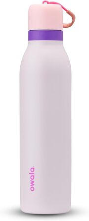 Owala FreeSip Twist ізольована пляшка для води з нержавіючої сталі зі соломинкою, 680 мл, рожево-фіолетова, BPA-free, для спорту та подорожей