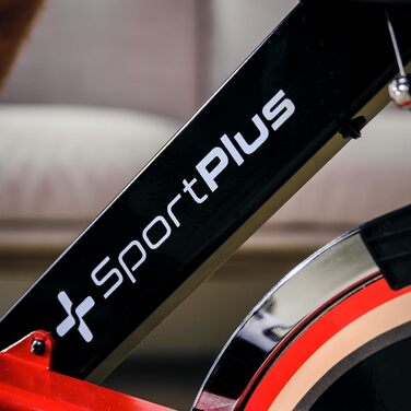 Велотренажер SportPlus Speedracer з підставкою для планшета, підтримкою APP, сумісністю з Bluetooth-датчиком пульсу, маховиком 13 кг, безступеневим регулюванням навантаження, SP-SRP-2100-i, чорний