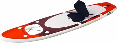 Надувна SUP-дошка LAPOOH 330x76x10 см червона, комплект для сапбордингу з веслом і сидінням