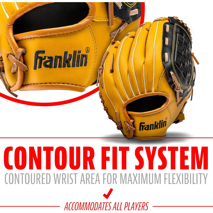 Рукавиця для бейсболу Franklin Sports Field Master 10.5 дюймів для правшів