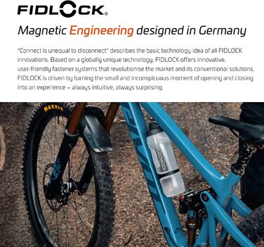 Пляшка для води Fidlock Twist 800 мл, прозора, для дорослих, унісекс