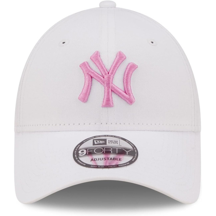 Кепка New Era Yankees White Pink #34222 (Універсальний розмір)