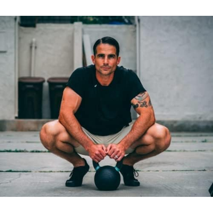 Kettlebell Kings гиря з порошковим покриттям для жінок і чоловіків, довговічна сталева гиря
