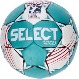 М'яч для гандболу Select Ultimate Replica HBL v23, біло-зелений, розмір 3