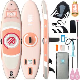 Надувний SUP дошка для сапсерфінгу Niphean 305 см з плавником StabilTrac, для дорослих, з аксесуарами, підходить для йоги
