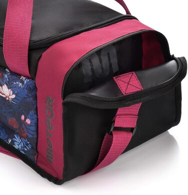 Спортивна сумка-торба Meteor для дітей та дорослих, водонепроникна сумка для басейну, фітнесу та подорожей, квітковий принт, 43x20x25 см, 20-40Л