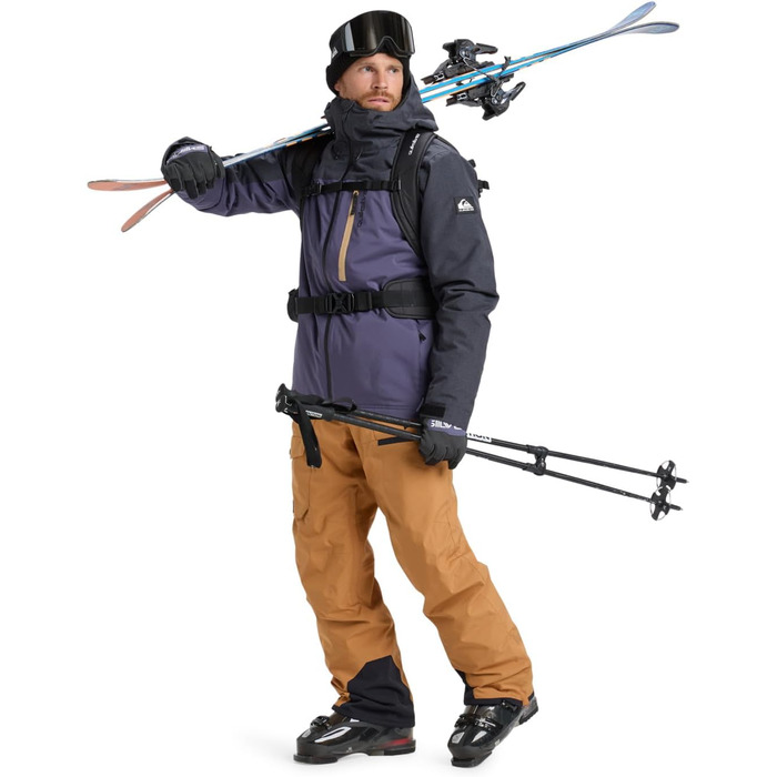 Чоловіча куртка Quiksilver Dawon (XL, Graystone) - Сіра вітровка