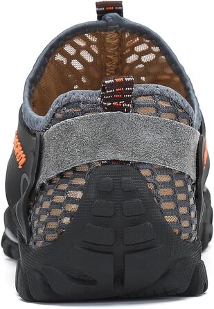 Чоловічі спортивні сандалії FLARUT для літа, трекінгу та хайкінгу. Сірі сандалії для активного відпочинку, бігу та скелелазіння (39 EU).