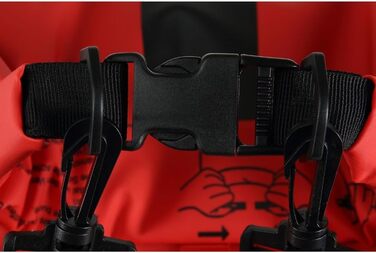 Водонепроникний мішок CRESSI Unisex Premium 20LT (20 л, чорний/червоний, двоколірний)