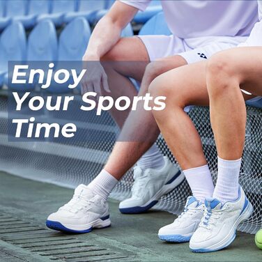 Тенісні кросівки FitVille для чоловіків (X-широкі), білі. Зал, тренування, бадмінтон, фітнес, ходьба. 45 EU