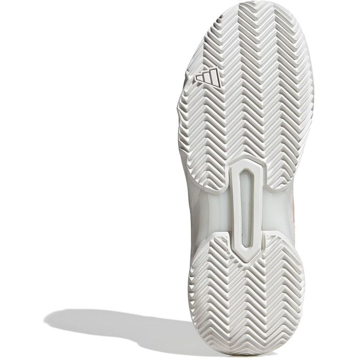Жіночі тенісні кросівки adidas CourtJam Control 3 для глини (44 EU, Wonder Quartz Wonder Quartz Crystal White)