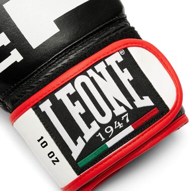 Боксерські рукавички Leone 1947 Explosion Unisex GN055, 10 oz, Чорний
