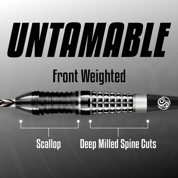 Стальні дротики для дартсу Tribal Weapon Savage 90% вольфраму, стілтіп, набір