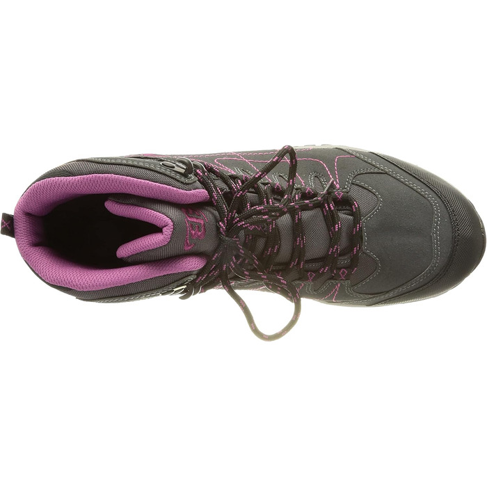 Жіночі трекінгові черевики Brütting Mount Shasta сіро-чорно-рожеві (37 EU)