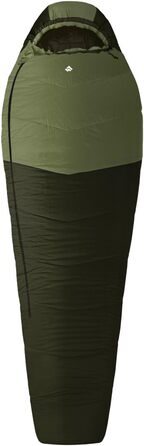 Сплячий мішок Alpinus Ultralight Pro 1000 для дорослих, 215 x 80 см, зелений, двошарова ізоляція, компресійний чохол