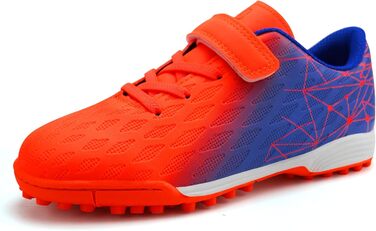Дитячі футбольні бутси JABASIC для штучного покриття, для хлопчиків та дівчаток, розмір EU 25, кольори: морський, лимонний, помаранчевий, блакитний