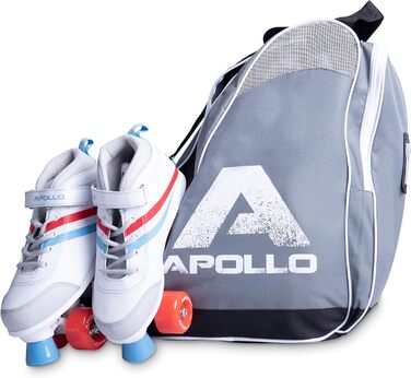 Сумка для роликів Apollo Skate Bag: сіра, для дітей та дорослих, для роликів, інлайнів та аксесуарів