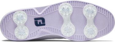 Жіночі гольф-туфлі FootJoy Tradition 38 EU, білий, темно-синій, фіолетовий