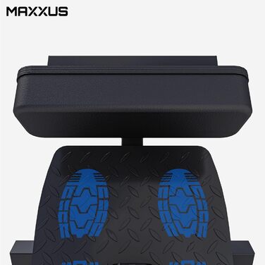 MAXXUS Тренажер для гіперекстензії - регульований, до 150/180 кг, з фіксацією ніг, ручками, прес-тренажер, римська лава, багатофункціональна тренувальна лава PRO