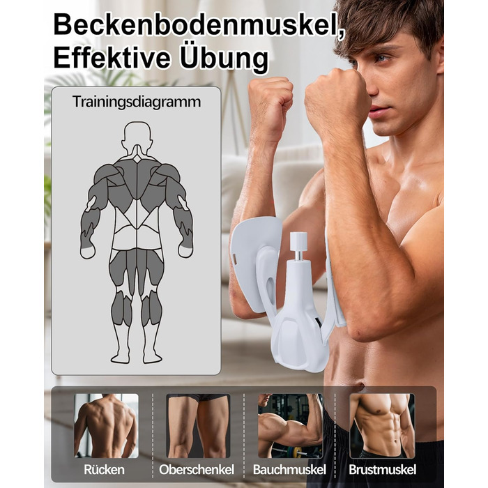 Тренування стегон та тазу: тренажер для жінок та чоловіків для дому, сірий