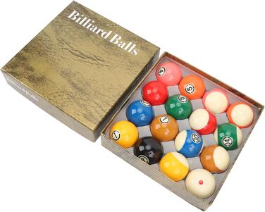 Набір куль для більярду, 16 штук, 5,72 см, кульки для більярдного столу, набір для тренувань