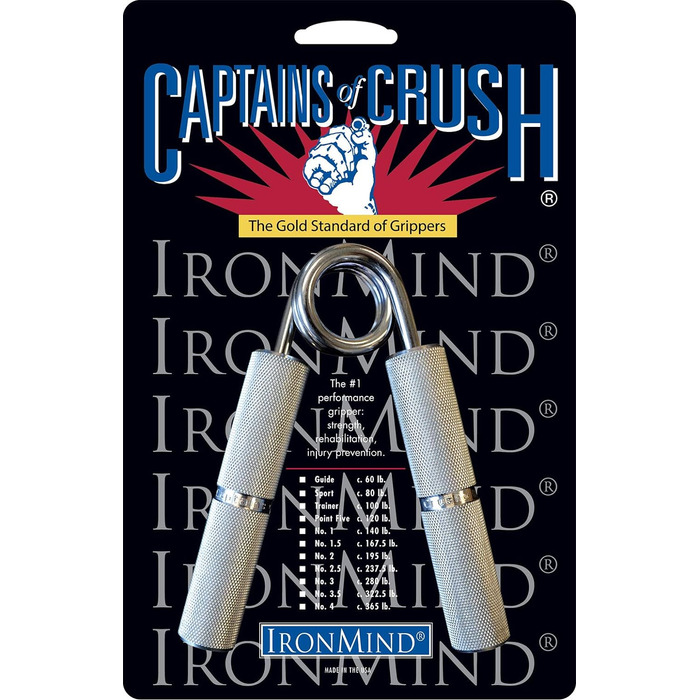 Еспандер для рук IronMind Captains of Crush – золотий стандарт тренування сили хвату, лідер серед ручних тренажерів