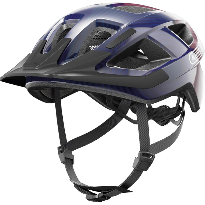 ABUS Stadthelm Aduro 3.0 – спортивний шолом для міста та туризму, розмір L (58-62 см), фіолетовий, стильний дизайн, для їзди на велосипеді та верхової їзди