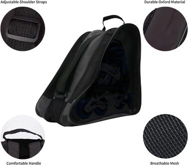 Сумка для роликових ковзанів MXiiXM, дихаюча, з регульованим плечовим ременем, для жінок, чоловіків, дітей та дорослих, аксесуари для роликових ковзанів