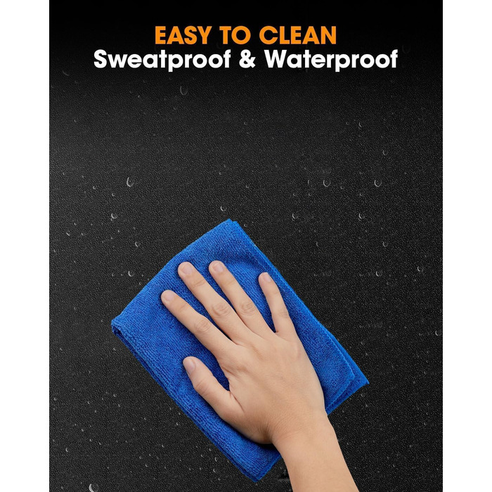 Захисний килимок під бігову доріжку, велотренажер та еліптичний тренажер, шумопоглищаючий підкладник для підлоги (160 x 75 x 0.6 см)