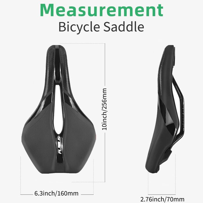 Зручний велосипедний сідло з Memory Foam - універсальне для MTB, Gravel Bike, Ebike, чоловіче та жіноче