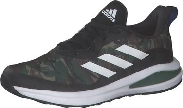 Кросівки Adidas Fortarun CF K Unisex, 38 EU, Core Black/Ftwr White/Green Oxide