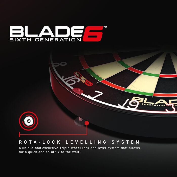 Професійна класична дротяна мішень WINMAU Blade 6 із сизалю для дартсу