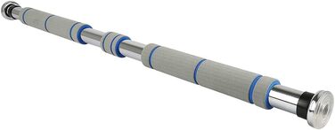 Турнік для дверей Klimmzugstange: регульований, 80-130 см, 150 кг, сірий