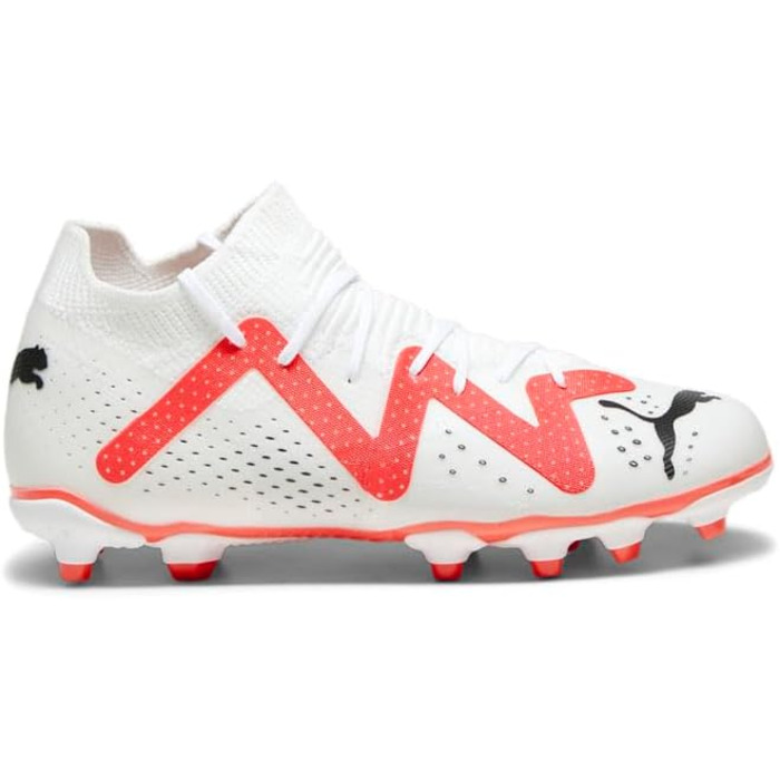 Дитячі футбольні бутси PUMA Future Match FG/AG Jr – біло-чорний, 28 EU