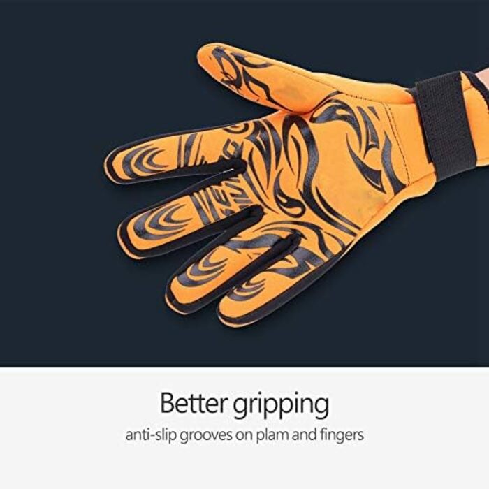 Рукавички для плавання VGEBY1, 2 мм неопрен, 5 пальців, для водного спорту, дорослі (Помаранчевий, L)