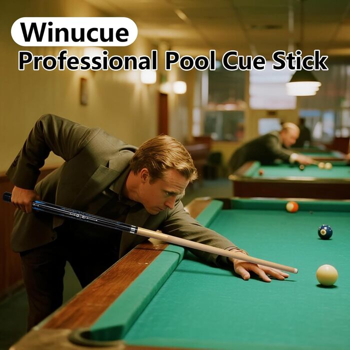 Більярдний кий Billard Queue, 58 дюймів, кленова деревина, 13 мм наконечники, для професійних гравців, 18/19/20/21oz, для барів, дому, пулу, барного столу, спорту (фіолетовий 21oz)