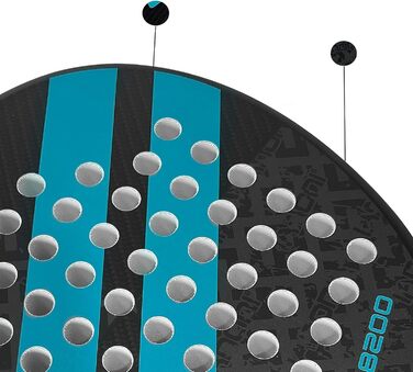 Плече для падел-тенісу IANONI, карбонова поверхня, ядро з піни Eva Memory Flex, колір блакитний