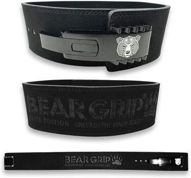 Пояс для пауерліфтингу BEAR GRIP Power Belt Elite Edition, преміум, подвійна застібка