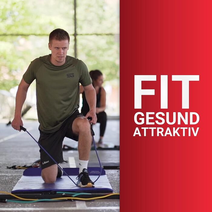Набір еспандерів Red Rab для фітнесу та тренувань вдома, з ручками – силові гумові стрічки для кросфіту, каллістеніки, пілатесу та домашнього тренажерного залу