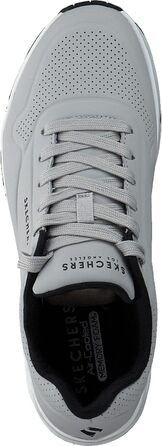 Кросівки чоловічі Skechers UNO Stand ON AIR, сірий/чорний, 41.5 EU
