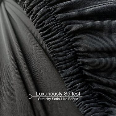 Покривало для мотоцикла та скутера в гараж (XXL, чорний) — дихаюча еластична тканина для захисту від пилу, 200-221 см