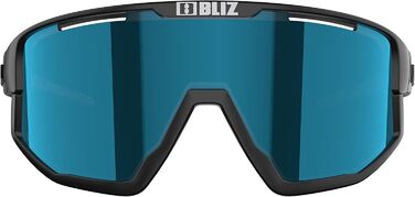 Спортивні окуляри Bliz Fusion, матові чорні, змінна накладка Jawbone, універсальний розмір
