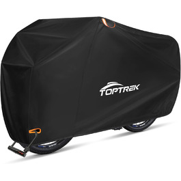 Водонепроникний чохол для велосипеда Toptrek: захисна накидка 200x110x70 см з оксфордської тканини 420D