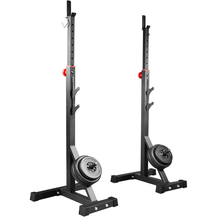 Стійка для штанги Train Hard, сертифікована EN 957, пара, для гантелей і штанги з вагами
