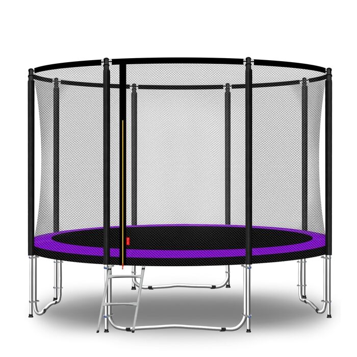 Трамплін для саду Outdoor FGOS (діаметр 305 см, ліловий + чорний) - ідеальна розвага для дітей