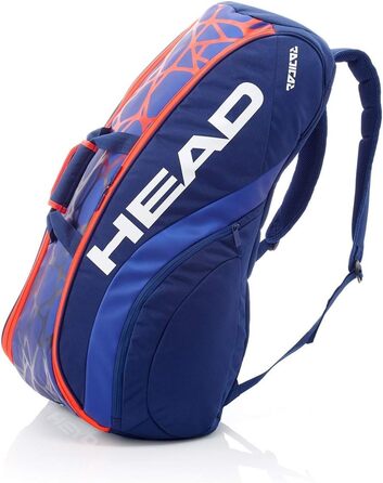 Спортивна сумка HEAD Radical 9R Supercombi синя - велика містка сумка для тенісу та інших видів спорту